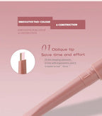 Bicolor Under Eye Pencil 2 In 1 Brightening Highlighter Nude Pink Shadow Stick Aegyo Sal Lying Silkworm Eeyshadow Lash Makeup