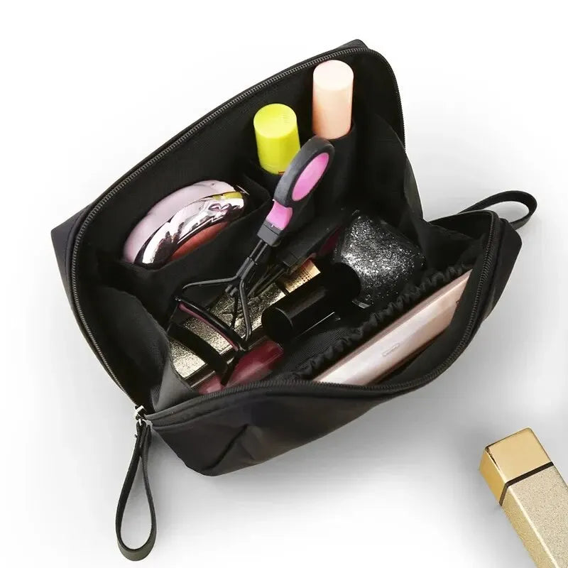 2026 New Women Cosmetic Bag Solid Color Korean Style Makeup Bag Pouch Toiletry Bag Waterproof Makeup Organizer Case Luxury Bag