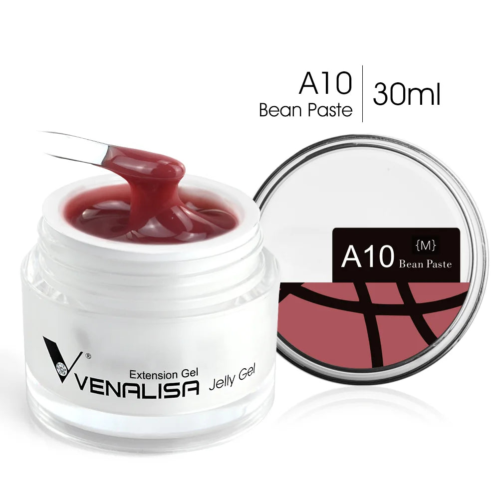 30ml Venalisa Builder Jelly Gel French Soak Off UV LED Poly Nail Gel Pearl Pink Funny Bunny Nail Extension Nail Manicure