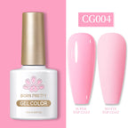 BORN PRETTY 10ml Gel Nail Polish Gel 130 Colors Semi Permanent Solid Nail Gel Varnish Soak Off UV Gel for Base Top Coat
