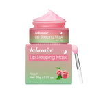 Peach Collagen Lip Sleeping Mask Powerful Moisturizing Repair Plumping Suitable Dry Chapped Lips Skin Care Long-Lasting Hydrate