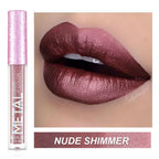 Metallic No-stick Cup Lip Gloss Glitter Matte Moisturizing Waterproof Long Lasting Lip Glaze Liquid Lipstick Lip Makeup Cosmetic