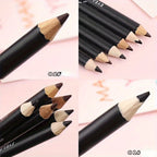 3/5pcs Eye Makeup Pen Black Brown Eyeliner Eyebrow Pencil Waterproof Long Lasting Cosmetic Beauty Tool