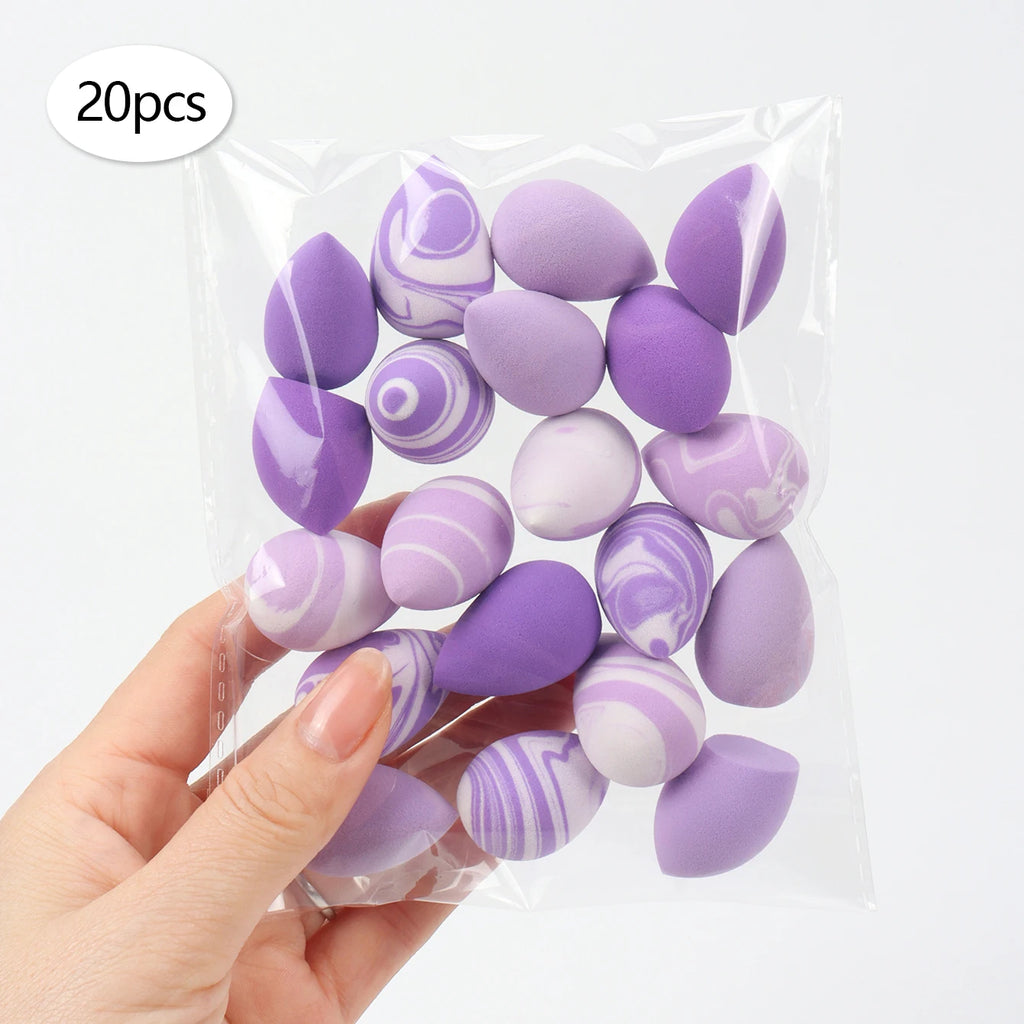 10/20/30/50/100Pcs Mini Makeup Sponges, Expand When Exposed to Water, Can Be Used Both Wet and Dry, Suitable for All Skin Types