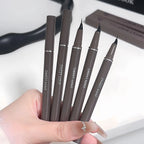 Curved Eyeliner Pen Quick Dry Liquid Eye Liner Easy To Draw Ultra-fine Lying Silkworm Pencil Black Brown Lower Eyelash Makeup