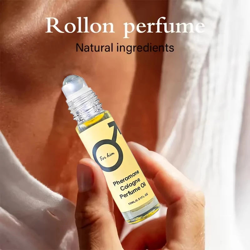 Pheromone Cologne Perfume Oil, lasting fragrance for men and women, portable travel clothes, romantic atmosphere perfume#