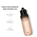 QIC Small Milk Bottle Liquid Foundation Concealer Moisturizing Clear Waterproof Natural Brightening Makeup for Face