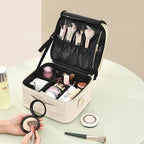 Cosmetic Bag 2024 New Portable Three-layer Professional Make-up Artist Cosmetic Storage Case