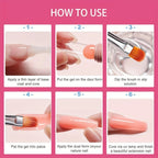 2in 1 Gel Cleanser for Nails & Polish Remover, Professional Slip Solution for Poly Gel Nails for & LED Gel, Anti-Stick Formula,