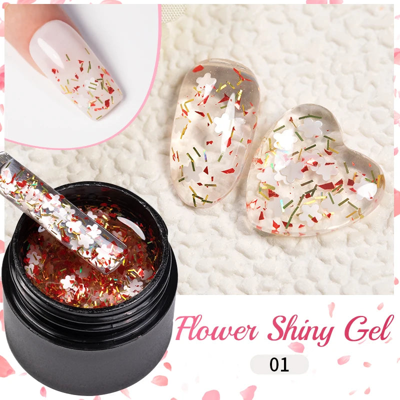 PUENTE 7.5ML Sparkling Pinkish Purple Laser Cat Magnetic Gel Nail Polish Holographic Rainbow Effect Soak Off UV Nail Art Varnish