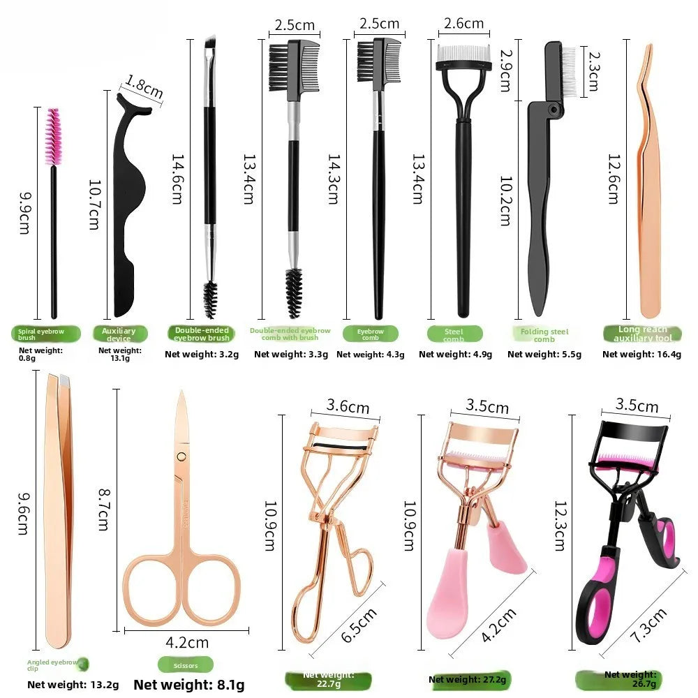 Stainless Steel Eyelash Curler Natural Curl Portable for MUAs Beginners Travel Daily Use with Silicone Pads Beauty Makeup Tool