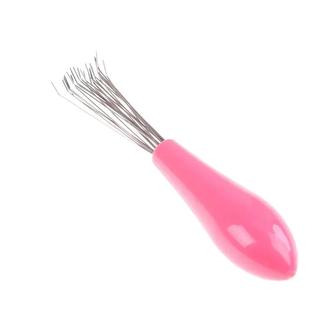 Comb Hair Brush Cleaner Plastic Metal Cleaning Remover Embedded Tool Remover Handle Tangle Hair Comb Accessories Clean Supplies