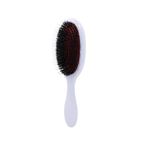 1PC Oval Boar Bristle & Nylon Hair Comb Mini Anti-static Hair Scalp Massage Comb Hairbrush Salon Hair Care Brush Styling Tool