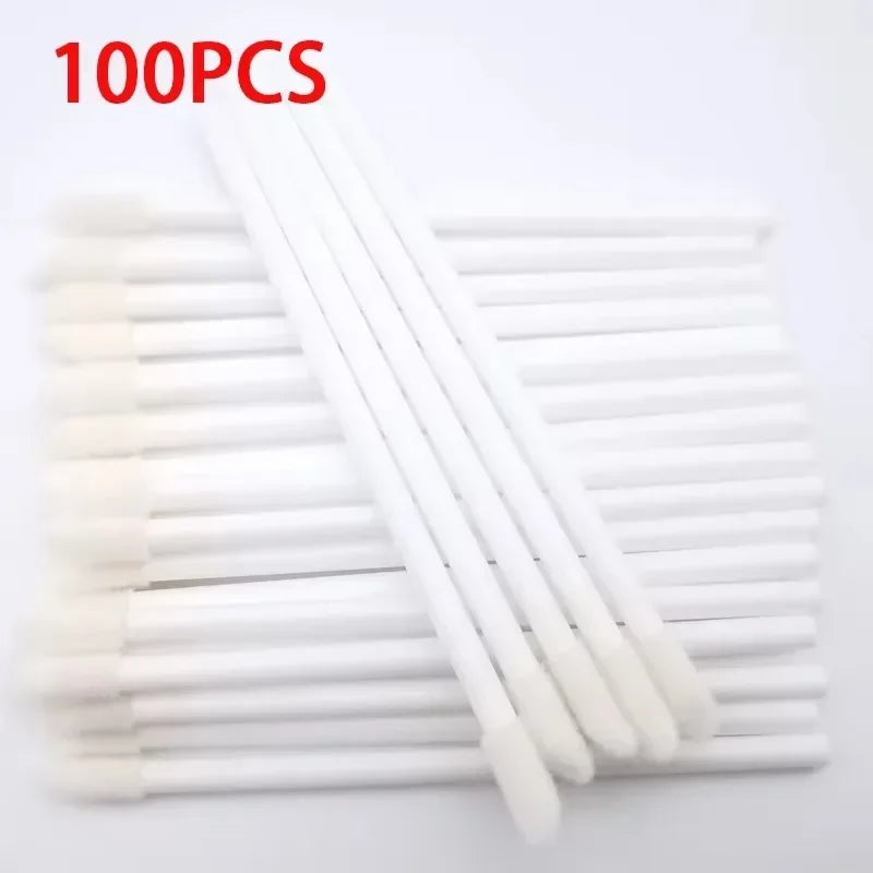 50/100PCS Wholesale Lipstick Gloss Wands  Perfect Best Make Up Applicator Hotting makeup  Disposable Lip Brush Women Accessories