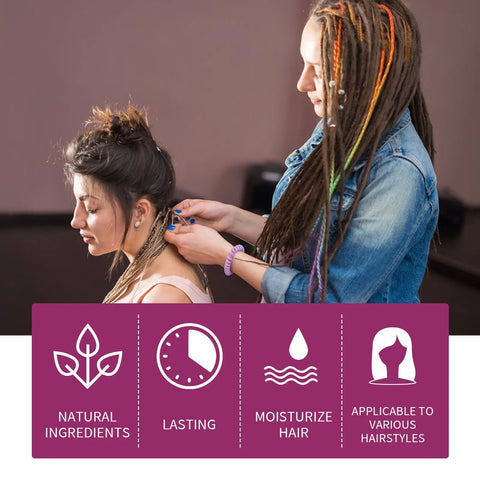 Styling Braiding Gel Wax Strong Hold Pomade Anti-Frizz Smooth Lasting Broken Hair Finishing Shaping Hair Edge Control Cream 100g