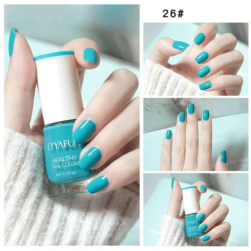 No-bake Nail Polish Nail Art Tearable Quick Dry Normal Without Lamp Nail Polish Glitter Sequins UV Varnish Nails Tools