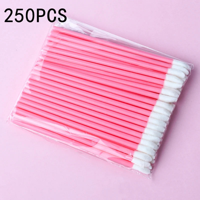 Lanjinglin Wholesale 50-1000pcs Lip Brushes Cosmetic Lip Brush Lipstick Lip Glossy Wands Cleaner Applicator Makeup Brush Tool