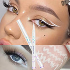 Matte White Eyeliner Liquid Pen Lying Silkworm Pencil Brighten Corners of Eyes Ultra-thin Waterproof Pigment Smooth Eyeshadow
