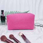 New Waffle Cosmetic Bag, Personalized Monogrammed Toiletry Bag, Embroidered Make Up Bag,Bridesmaid Makeup Bag, Wedding Gifts