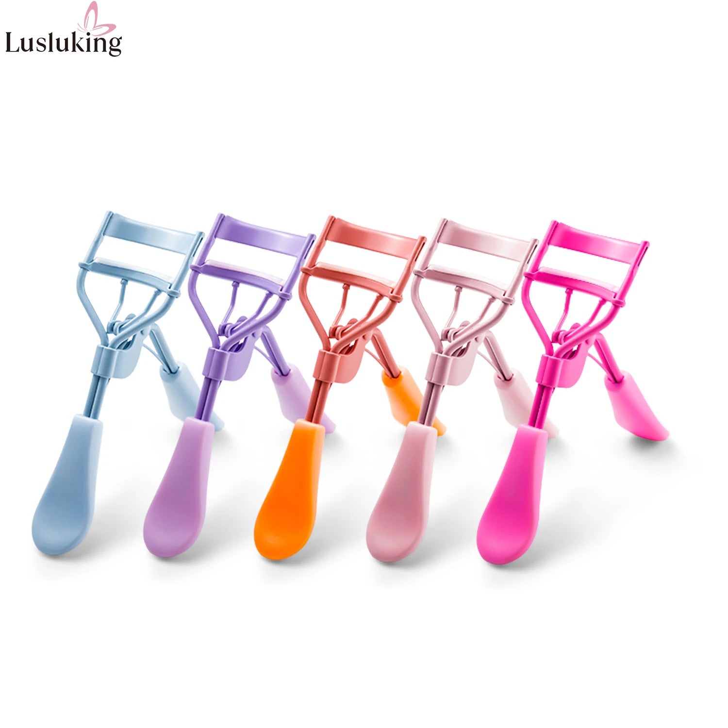 1pc Eyelash Curler With Soft Silicone Pad Women Eyelashes Curling Clip Long Lasting Lift Lashes Makeup Accessories Cosmetic Tool