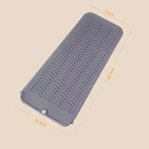 1pcs Multifunctional Silicone Heat Resistant Pad Insulation Mat Hair Straightener Heat Curling Pouch for Hair Curler Flat Irons