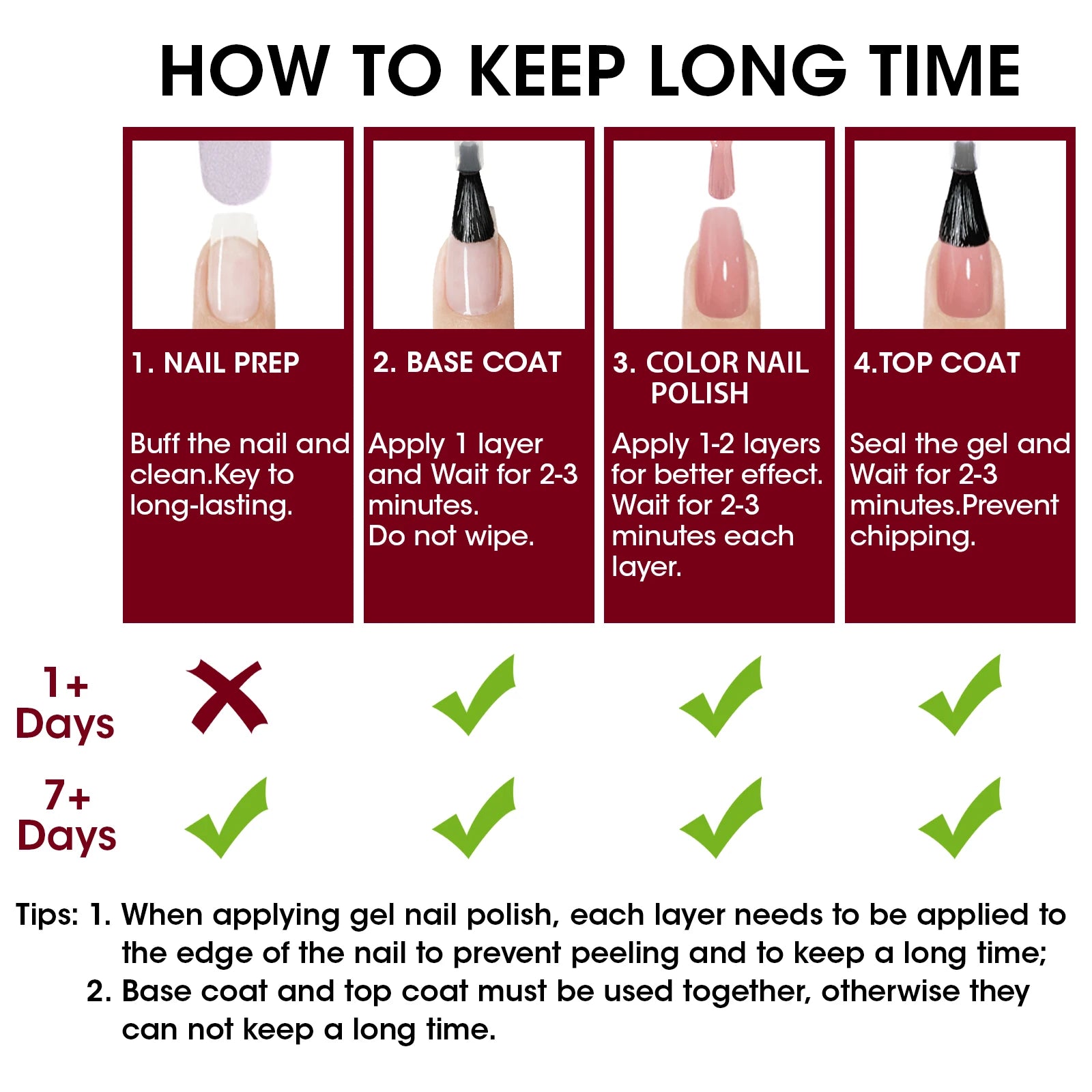 GELLEN Dark Red Jelly Transparent Gel Nail Polish Pink Skin 6pcs Set Quick Air Dry Autumn Winter Nails Polishes 10ml 2026 New