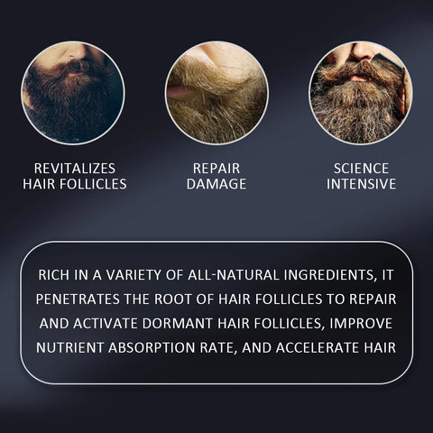 New Facial Hair Beard Growth Oil For Men Thicken Soft Smooth Nourish Beard Oil Natural Mustache Growing Essential Oil Beard Care