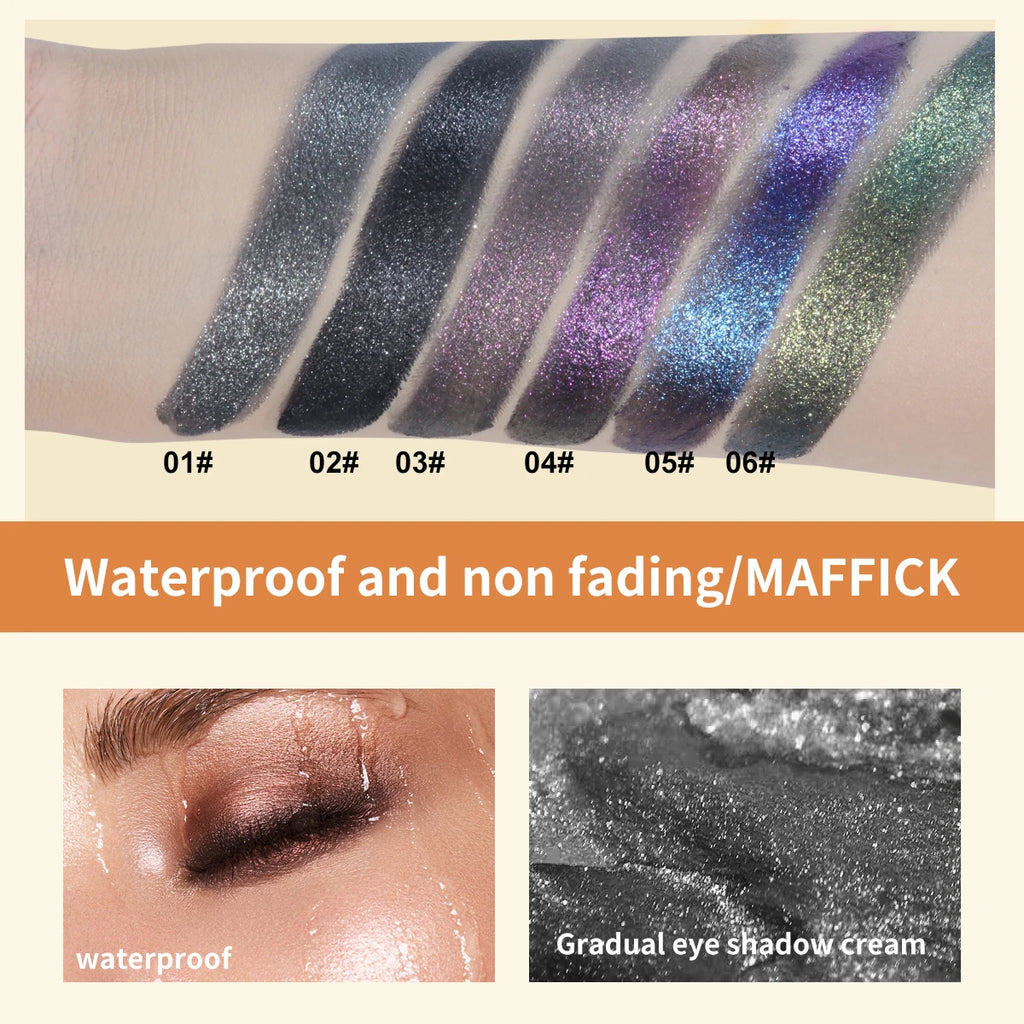 Single Color Eyeshadow Natural Big Eyes Colorful Shiny Highlight Waterproof Women Makeup Beauty Tools