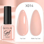 LILYCUTE 7ml Gold Sparkling Glitter Gel Nail Polish Semi Permanent UV Gel Soak off UV LED Nail Gel Varnish For Nail Manicure DIY