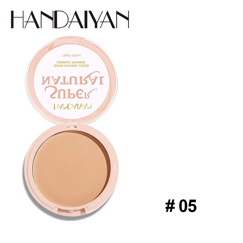 8 Colors Loose Powder Oil Control Waterproof Mineral Face Foundation Cosmetics Long Lasting Makeup Powder Compact Powder Pressed