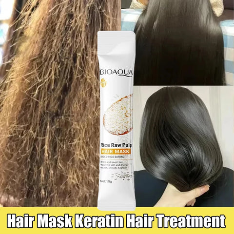Natural Repair Professional Magical Hair Mask Prevent Dryness Split Ends Repair Damage Frizz Tangles 5 Seconds Soft Smooth Care