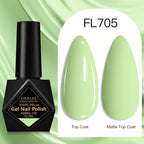 10ml Gel Nail Polish 162 Colors Nail Supplies Vernis Semi Permanent Nail Art Manicure Soak Off LED UV Gel Nail Varnishes Summer