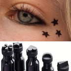 Black Eyeliner Stamp Triangle Dual-ended Liquid Eyeliner Waterproof Sweat-proof Quick Dry Eyeliner Makeup Seal Tool Cosmetics