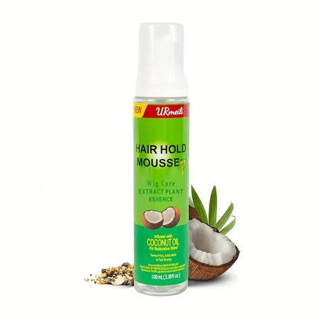 Curly Hair Mousse（207ml) For Wigs Strong Hold Olive Oil Hair Styling Mousse Anti-Frizz Hair Foam Mousse For Styling Hair Women