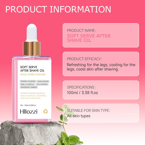 100ml/3.38f.oz Strawberry soft serve after shave oil Deeply hydrating and nourishing the skin Men & Women Hydrating Serum