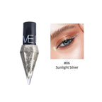 9-Color Diamond Shiny Eye Shadow Eyeliner Pen Pearl Light Color Fast Drying Waterproof Eyeliner Liquid