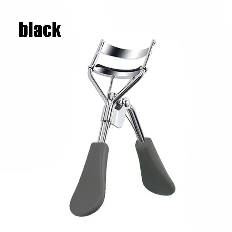 1pc Portable Eyelash Curler Black Stainless Steel Eyelash Curler Lasting Shaping Suitable for Female Eyelash Lifting Eye-Eyelash