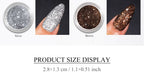 Manicure Set with UV Lamp and Nail Drill Machine Glitter Powder Kit for Acrylic Nails Art Accessories Decoration DIY Tools