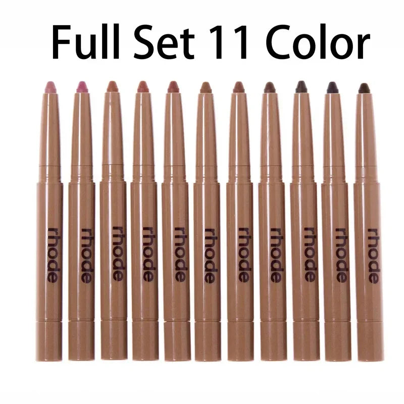 Skin Peptide Lip Shape Pen Lip Liner Long Lasting Lip Tint Pencil Pen Makeup Lipstick Powder Blusher Gloss Rouge Makeup Lipliner
