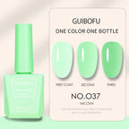 1pc 15ml Milky Jelly Nude Gel Nail Polish Transparent Colors Sheer White Pink Gel Nail Kit For Salon 68 Color