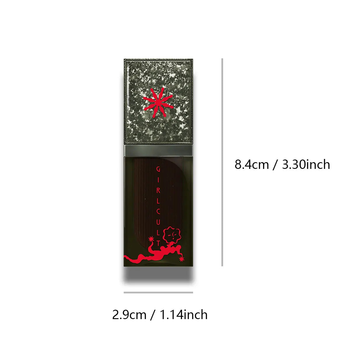 Girlcult Unreal High Shine Lip Glaze,Mirror-Like High Shine,Water-Light Lip Glaze,Party,3D Dimensional Shine,Lip-Plumping Effect