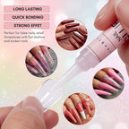 Makartt Super Strong Nail Glue and Glue Remover ,Quick Glue Debonder | Easy Removal with a Dropper Applicator For Press On Nails