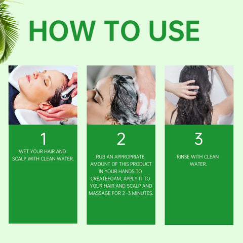 300ML Batana Oil Shampoo Nourishing Hair Strengthens Restore Damaged Split Hair Scalp Cleansing Dandruff Control Hair Shampoo