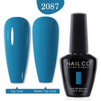 NAILCO Red Colors Series 15ML Nail Gel Polish Nail Supplies Semi Permanent For Nail Art Manicure Soak Off LED UV Hybrid Varnish
