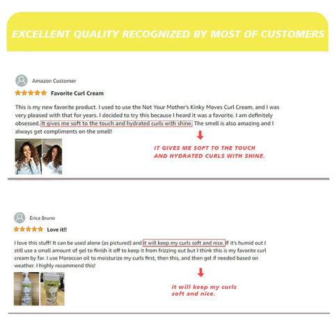 GOIPLE Curl Defining Cream Natural Curls Enhancer for Wave Hair Add Shine and Moisturizing Products Control Frizz Styling Mousse