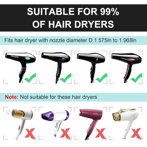 Universal Blow Dryer Diffuser Attachment for Curly Thick Hair Collapsible Hairdryer Blower Diffuser Hairdressing Styling Tools