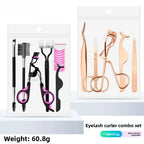 Stainless Steel Eyelash Curler Natural Curl Portable for MUAs Beginners Travel Daily Use with Silicone Pads Beauty Makeup Tool