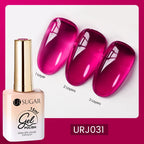 UR SUGAR 15ml Blood Red Jelly Gel Nail Polish Translucent Color Crystal Nude Gel Nail Art Varnish For Fall Winter Manicure