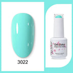 Clou Beaute 15ml Red Black White Green Neon Gel Nail Polish Base Top Coat Velvet Top 400 Colors Semi Permanent Gel Nail Varnish