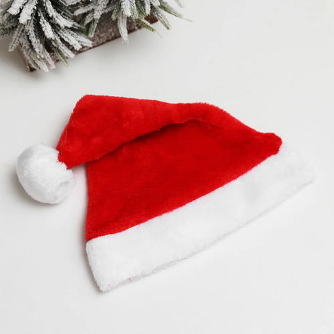 Super Long Christmas Hats Soft Comfortable Velvet Christmas Hat Kids Adult Thickened Santa Claus Caps Christmas Decorations